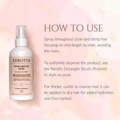 K Kerotin detangler nurtures soft shine and easy style.