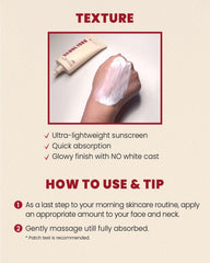 K-SECRET Seoul 1988 Sun application scene demonstrates smooth, quick absorbing finish