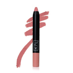 K7L Lipsilk Matte Crayon delivers precise, one-swipe coverage.