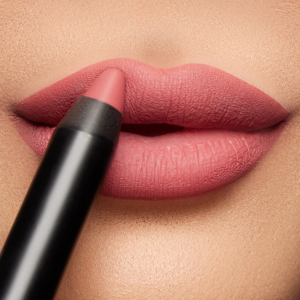 K7L Nude Pink Lipstick Crayon Pink Cloud with matte finish for all-day elegance.