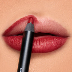 K7L Red Lipliner swatch showing rich pigment and smooth glide for precise color definition.