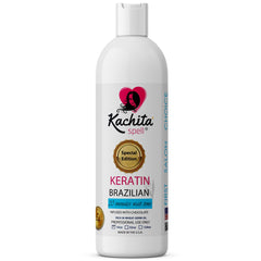 USA-made Kachita Spell Brazilian Keratin Chocolate packaging and branding