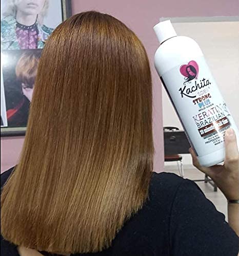 Kachita Spell iron-use step – heat sealing for long-lasting shine.