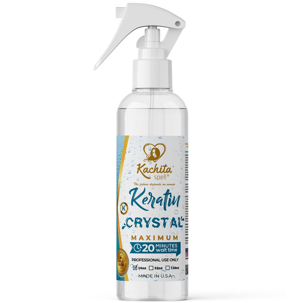 Kachita Spell Keratin Crystal soft, shiny finish visible on hair