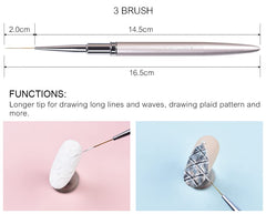 KADS cleanup brush ready to tidy spills and refine patterns