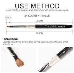 KADS durable materials and ergonomic handle for daily nail art use