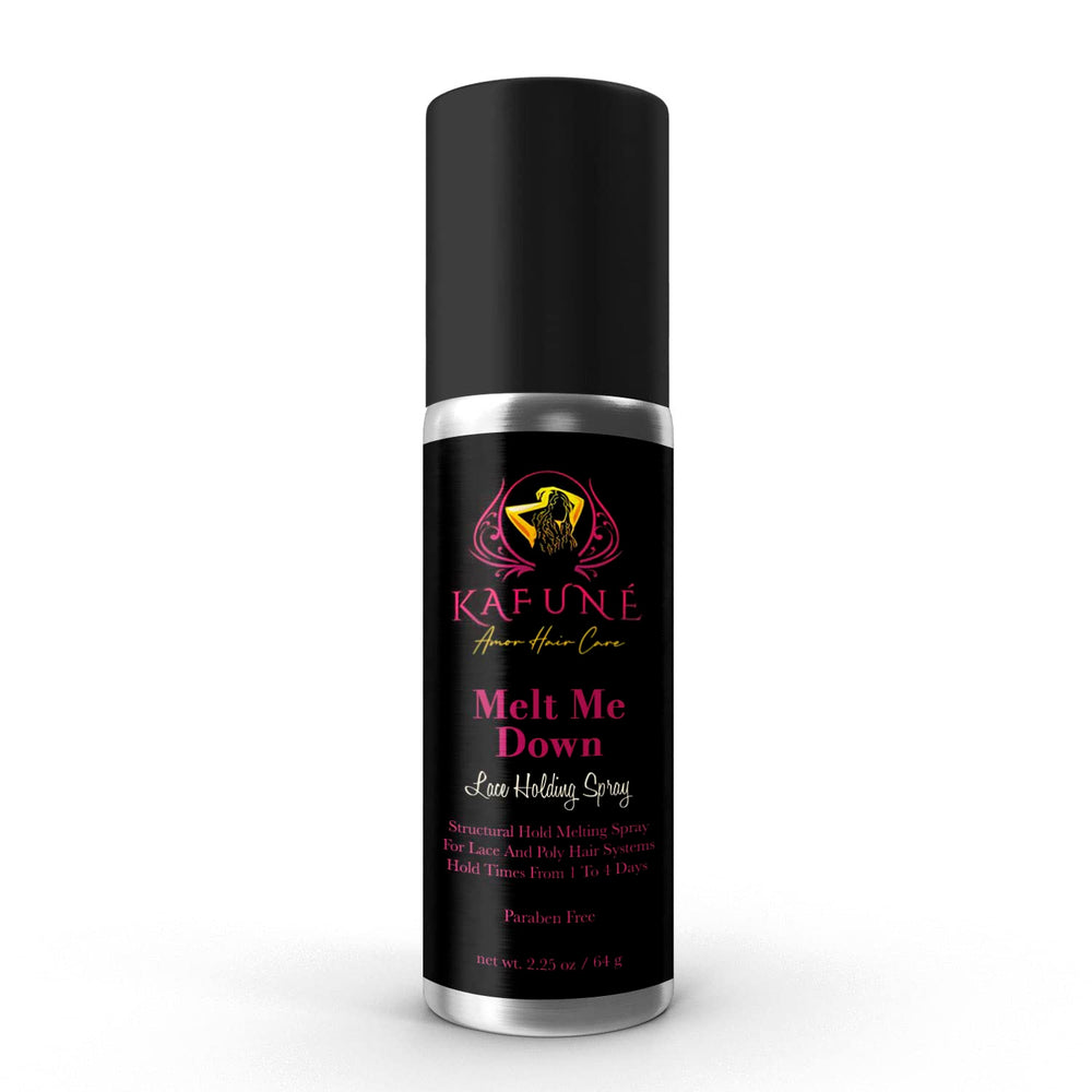 Kafune Amor Hair Melt Me Down application near the lace line for front-hairline hold.