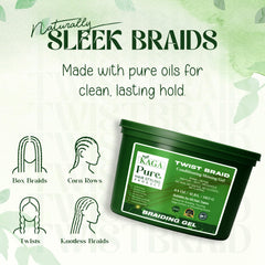 KAGA conditioning gel adds natural shine with moisturizing feel