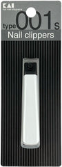 Kai Nail Clippers Type 001S white compact tool ideal for travel grooming