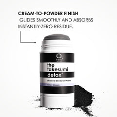 Baking soda free formula from Kaia Naturals Takesumi Detox Sakura Blossom deodorant