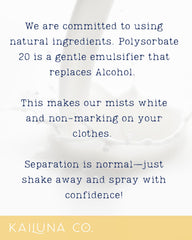 Kailuna Co. Honeysuckle Mist on-the-go size fits your bag