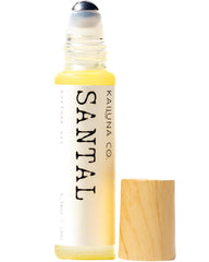Kailuna Co Santal unisex perfume roll-on bottle for on-the-go fragrance.