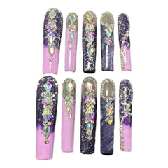 Kaipheiquan rhinestones add dazzling accents to shoes, makeup, and crafts.
