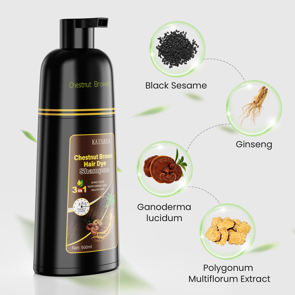 KAISASA herbal ingredients suggest gentle scalp and hair care