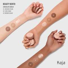 Kaja Beauty Bento compact on-the-go view highlights easy travel use.