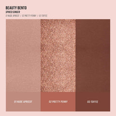 Warm honey shade in swatch shows buildable color payoff.