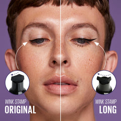 KAJA winged eyeliner helps achieve a bold cat-eye look.