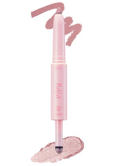 KAJA Wink Dazzle 05 Petal Prism matte cap close-up, showcasing creamy, blendable texture.