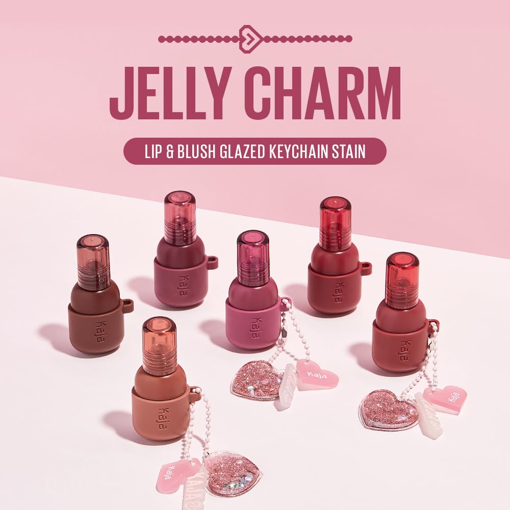 Kaja Jelly Charm 06 Mocha Glaze applicator swatch showing buildable color.