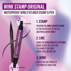 KAJA liquid liner pen tip delivers bold pigment with smooth application.