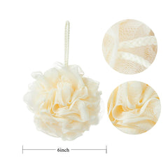 KAKOOI green bath sponge loofah for gentle cleansing and exfoliation.