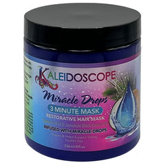 Kaleidoscope Miracle Drops bundle display featuring all three products for cohesive care.