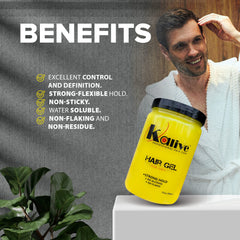 KALIVE 2 STYLE water-soluble formula for easy rinse-out