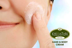 Kalliston Crete origin label evokes historic craftsmanship and natural ingredients