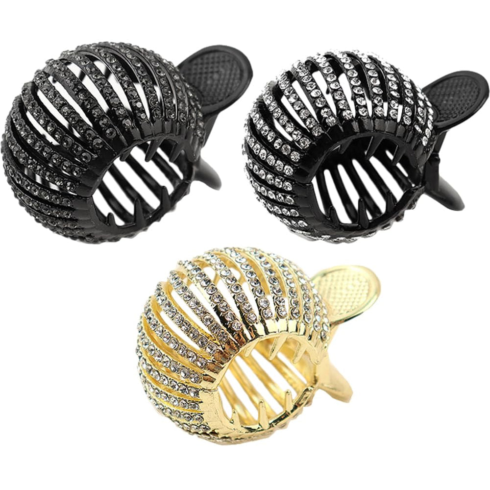 KALLORY rhinestone accents catch light for sparkle during events.