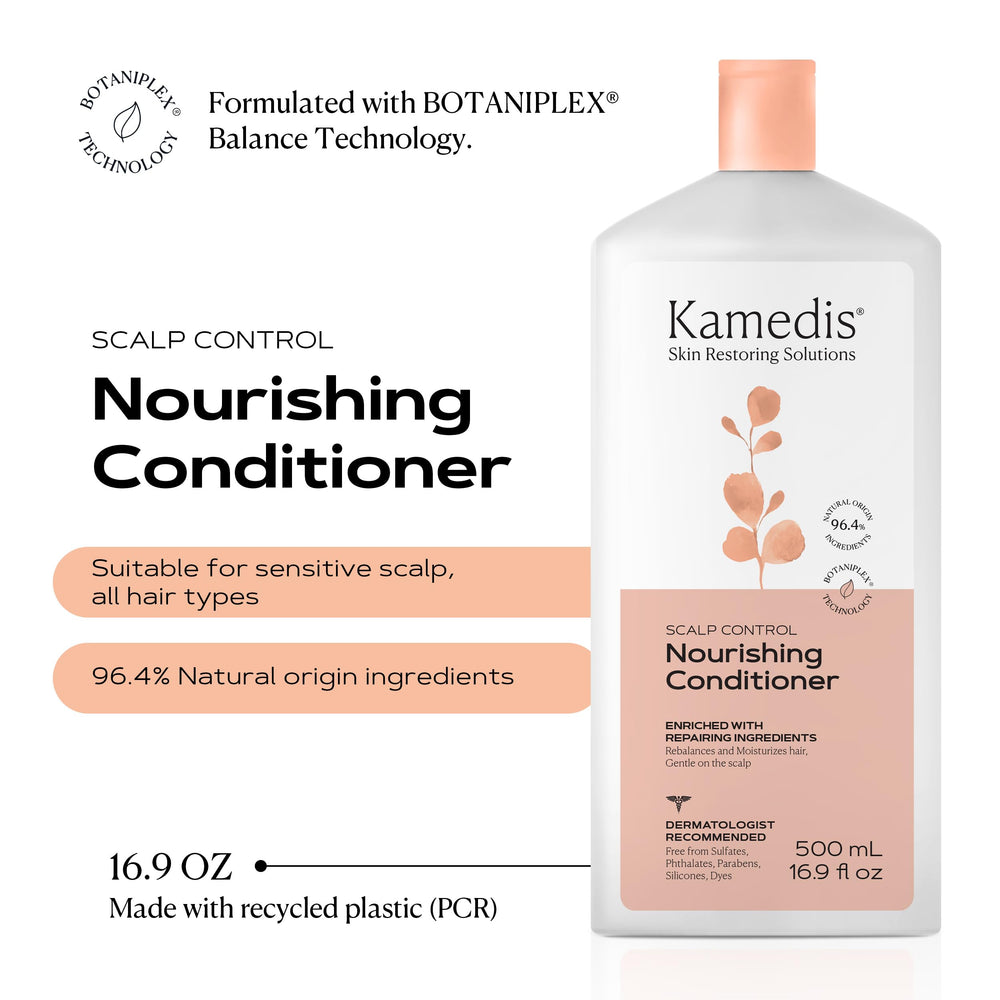 KAMEDIS conditioner in shower with smooth texture emphasis