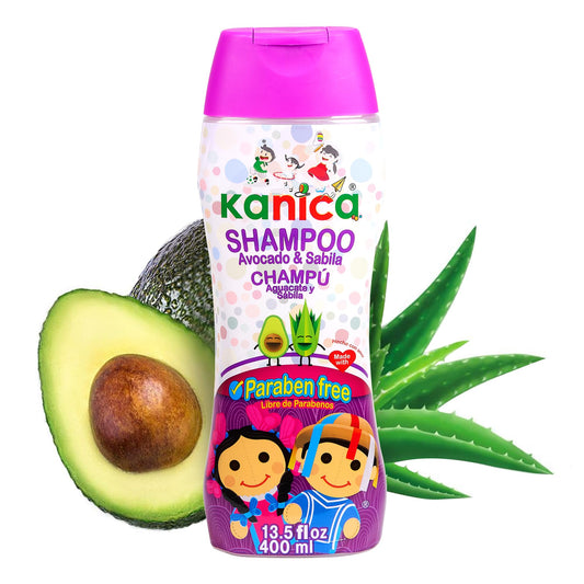 KANICA shampoo with aloe and avocado offers a gentle-lather for family cleansing.