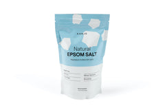 Kanjo Epsom salt-dissolve-in-warm-water shows quick dissolution for a soothing soak.