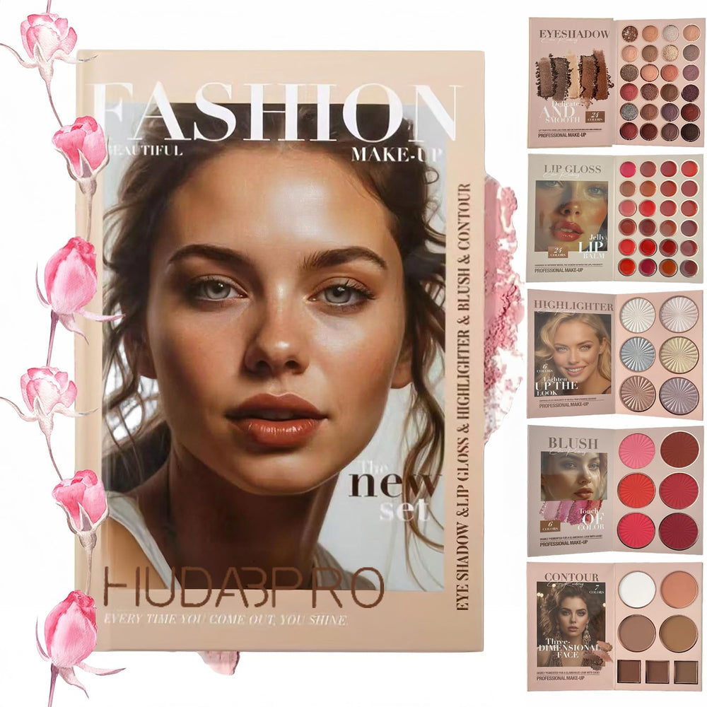 K'APEINE 67-Colors Palette cover shows portable, stylish makeup in one case.