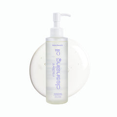 Kara Beauty Radiant Cleansing Oil bottle pour for easy makeup removal