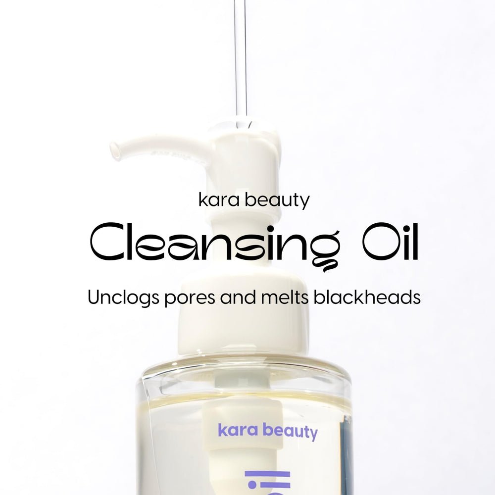 Kara Beauty Radiant Cleansing Oil dissolving makeup for a clean start