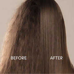 Kareol Braliss straightening mask being applied at home