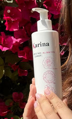 Karina Skincare gingko biloba extract closeup highlights antioxidant support.