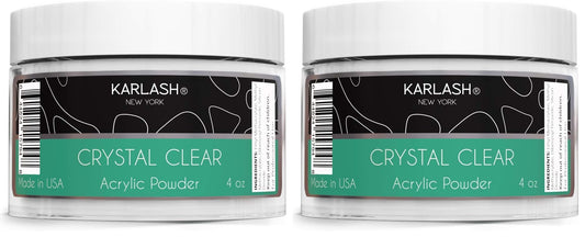 Karlash crystal-clear acrylic powder with bubble-free formula for ultra clarity