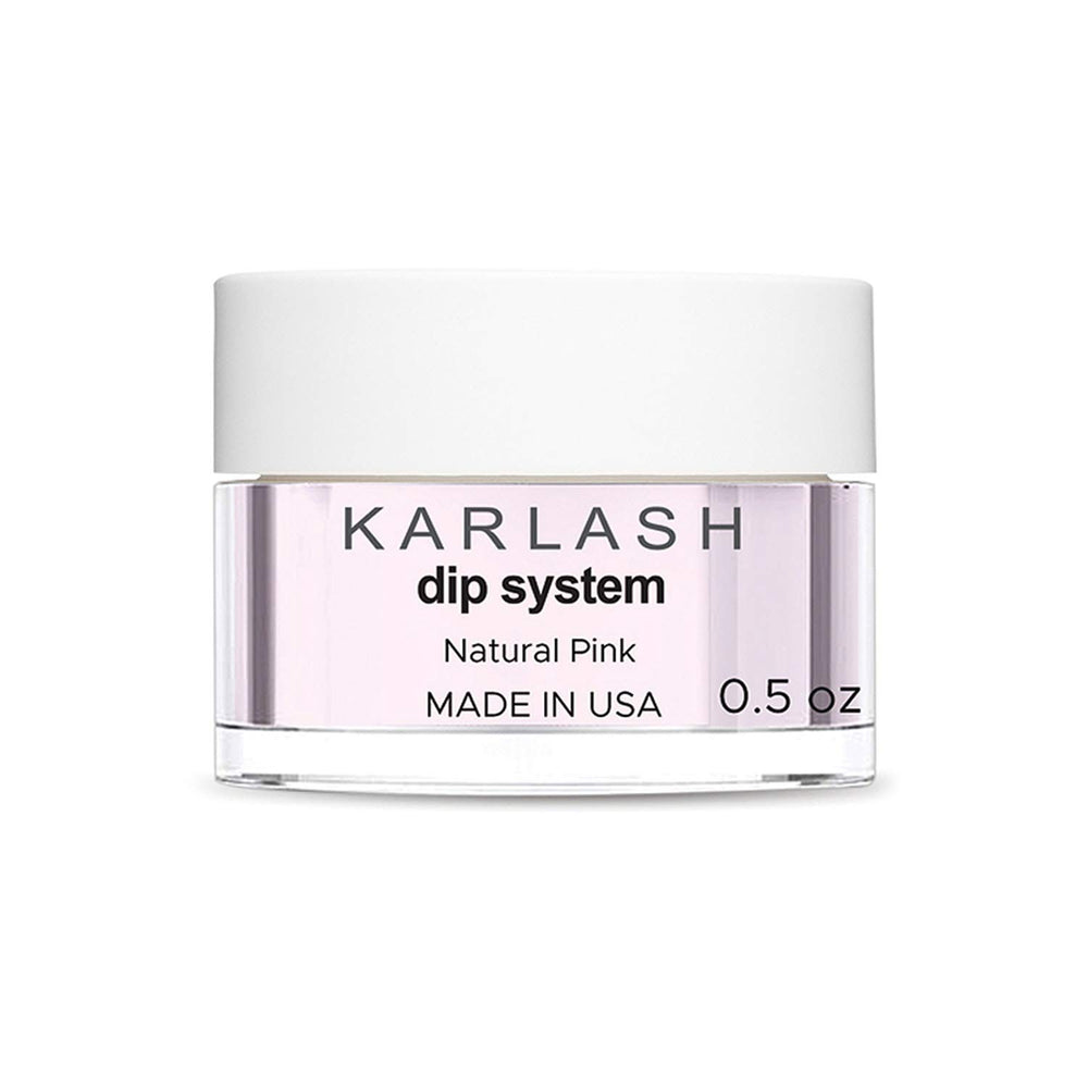 Karlash nail repair in action shows smooth, natural finish after dip system use