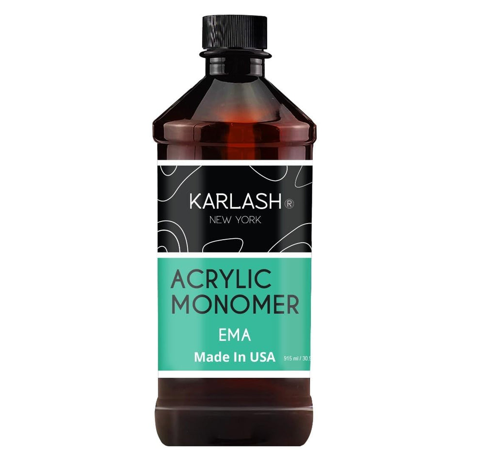 Karlash professional acrylic liquid 30-9 oz provides strong adhesion for long-lasting nails.