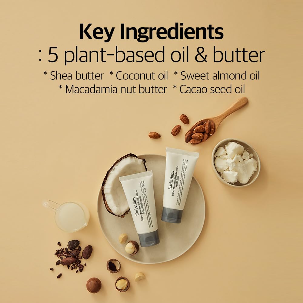 Karl&Häns hand cream texture during quick absorption without residue