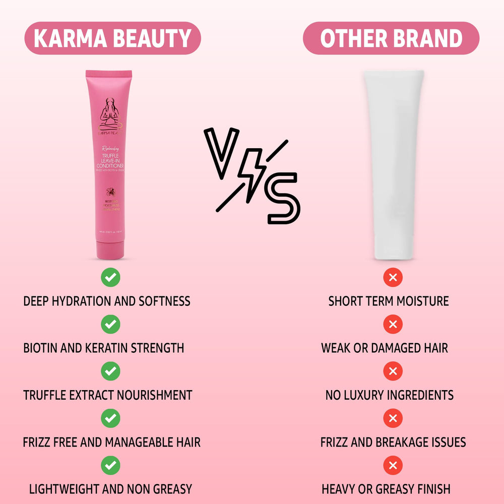Karma Beauty Replenishing Truffle Leave-In is lightweight for daily, non-greasy use