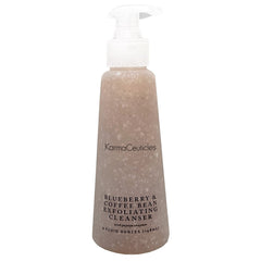 KarmaCeuticles BlueBerry and Coffee Bean Exfoliating Cleanser bottle for daily exfoliation and brightening