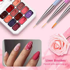 Karroy gradient gel blends colors for smooth at-home nail art