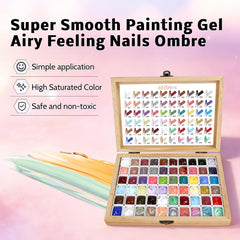 Karroy palette illustrating nine nail art techniques in one kit