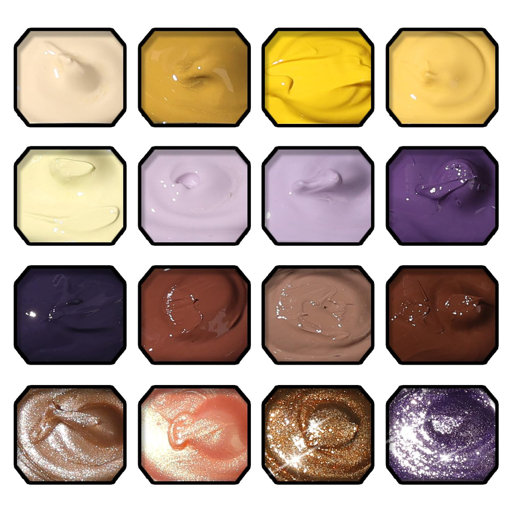 Karroy UV/LED cure gel palette for fast color.