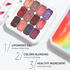 Karroy UV/LED cured palette ensures quick, durable manicures.