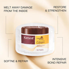 Karseell collagen mask ingredients highlight argan oil and maca.
