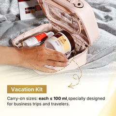 Karseell compact travel bag storage demonstrates leak-proof packing.