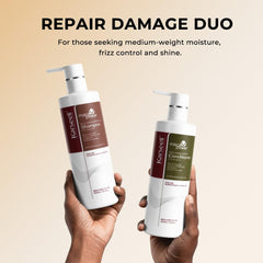 Karseell damaged hair close-up hints at frizz reduction